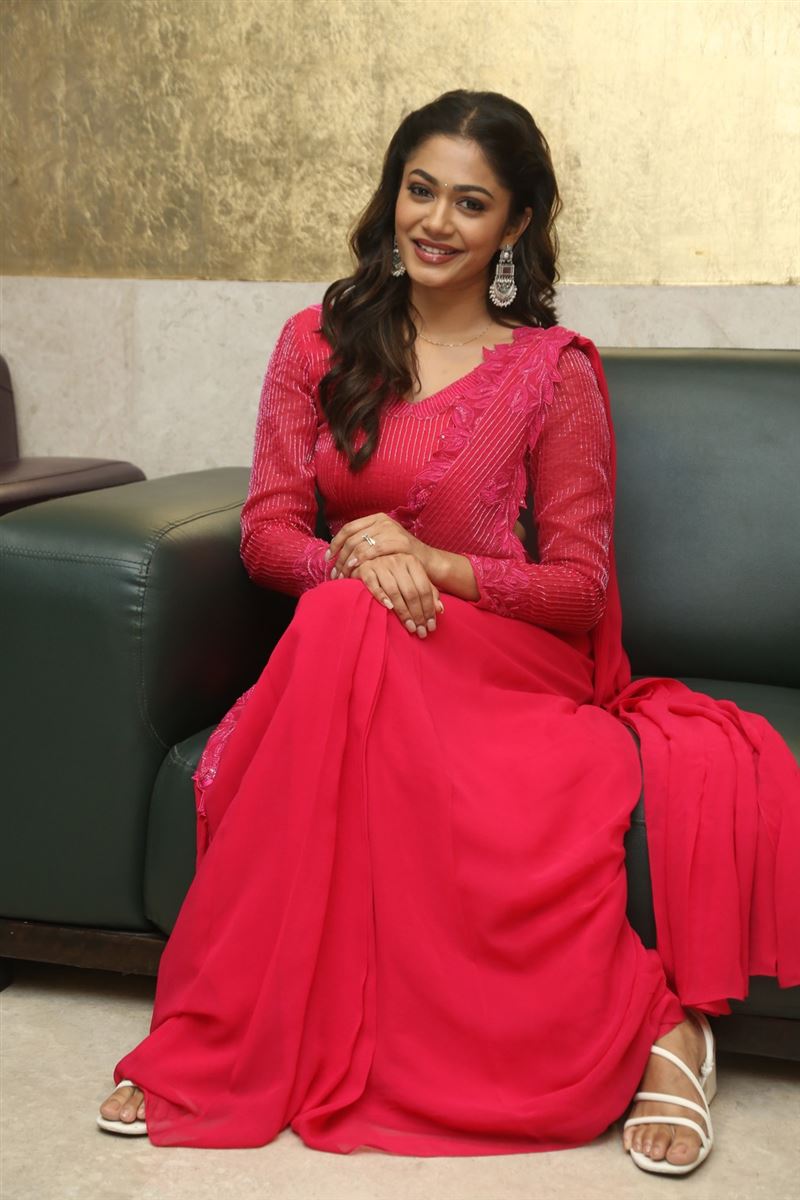 Telugu Actress Payal Radhakrishna at Prasanna Vadanam Movie Release Event